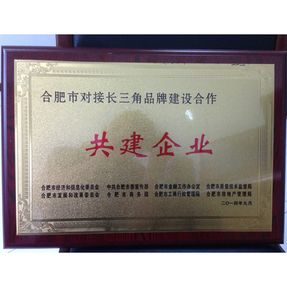 2014.09合肥市對接長三角品牌建設(shè)合作共建單位